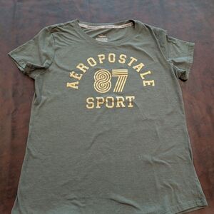 Aeropostale Sport Olive Tee